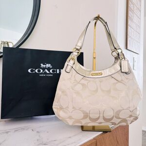 Coach Cream Shoulder Bag